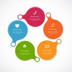 Infographic Templates for Business Vector Illustration N624