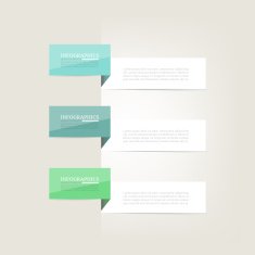 Infographics design template Business concept with 3 options N7