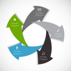 Infographic Templates for Business Vector Illustration N650