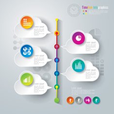 nfographics vector design template