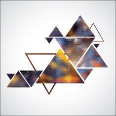 Modern gradient geometric background N2