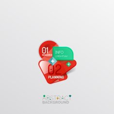 Geometric abstract shape infographic layouts N24