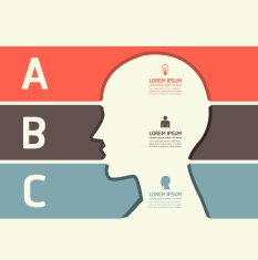 Modern Design template cut head shape style N2