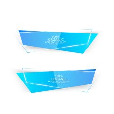 Colorful set of vector banners Modern design