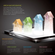3D ARROW INFOGRAPHIC