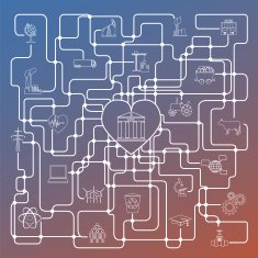 Economics and finance infographic Investment projects Banks N8