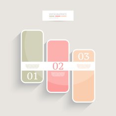 Infographics design template Business concept with 3 options N10