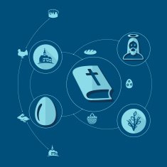 easter flat infographic N35