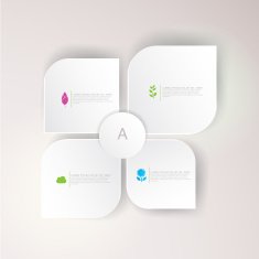 ECO green infographic can be use for banner vector