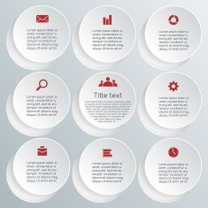 Modern vector template for your business project N118