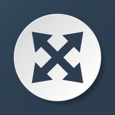 Fullscreen sign icon Arrows symbol N6