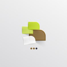 Modern abstract geometric info banner N197