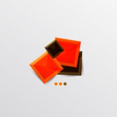 Modern abstract geometric info banner N199