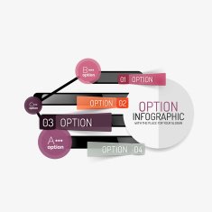 Minimal Line Design Office Web Infographics N14