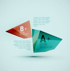 Geometric shapes in the air Vector abstract background N317