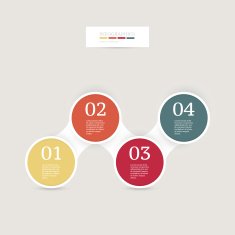 Infographics design template Business concept with 4 options N20