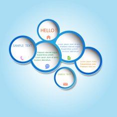 Abstract Web design template N5