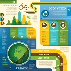 Ecology infographic design