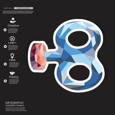 Abstract infographic N34