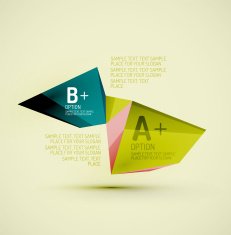 Geometric shapes in the air Vector abstract background N340