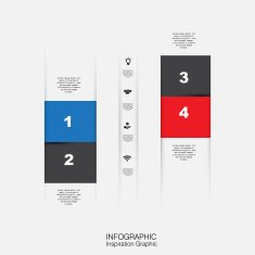 infographic - abstract Design Minimal style template business banners education template N80