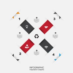 infographic - abstract Design Minimal style template business banners education template N82