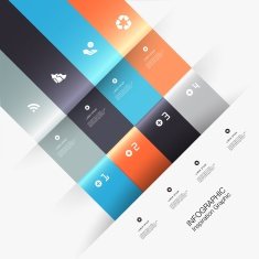 infographic - abstract Design Minimal style template business banners education template N84