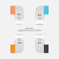 infographic - abstract Design Minimal style template business banners education template N86