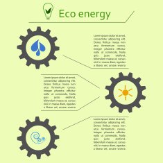 Renewable energy infographics