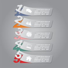 Infographic design template Vector illustration N17