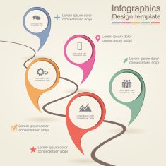 Infographic design template Vector illustration N19