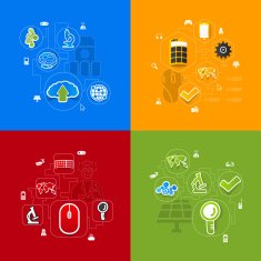 technology sticker infographic N23