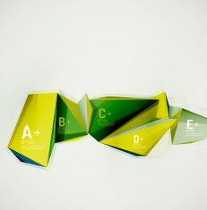 Geometric shapes in the air Vector abstract background N374