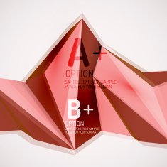Geometric shapes in the air Vector abstract background N406