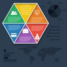 Teamwork social infographic diagram presentation N14