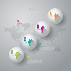 Infographics vector design template N169