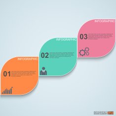 Abstract paper infographic N38