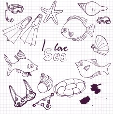 sea set of sketch N2