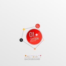 Geometric abstract shape infographic layouts N43