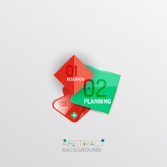 Geometric abstract shape infographic layouts N44