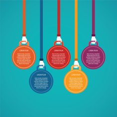 Abstract vector sport infographic template