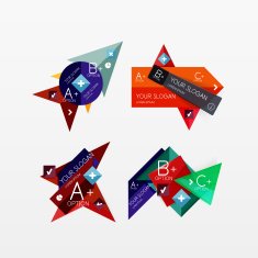 Paper graphics infographic web layouts N147
