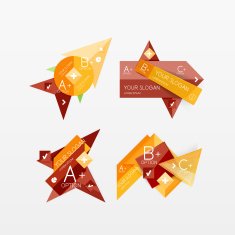 Paper graphics infographic web layouts N148
