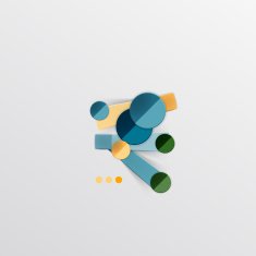 Modern abstract geometric info banner N243