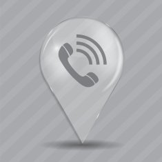 Phone Glossy Icon Vector Illustration N2