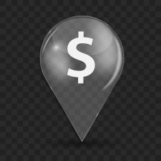 Dollar Glossy Icon Vector Illustration N2