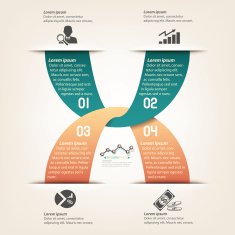 Info graphic template label design N2