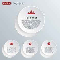 Modern vector template for your business project N124