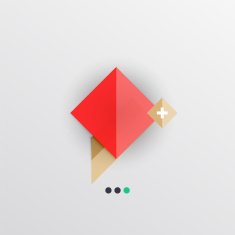 Modern abstract geometric info banner N263