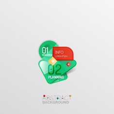 Geometric abstract shape infographic layouts N47